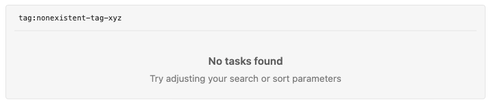 TODOseq embedded list no tasks found