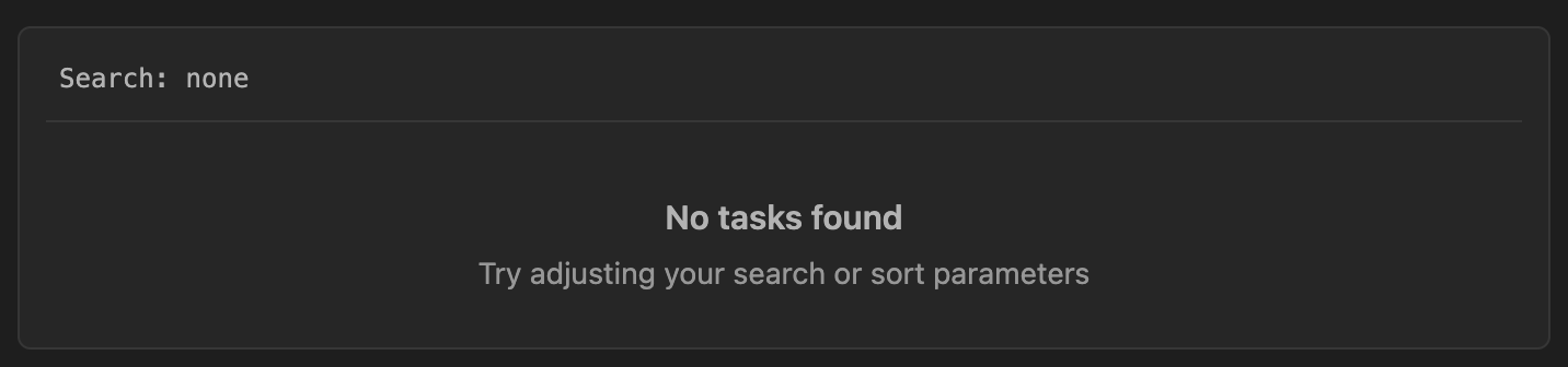 TODOseq embedded list no tasks found