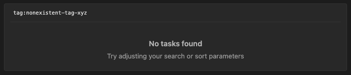 TODOseq embedded list no tasks found