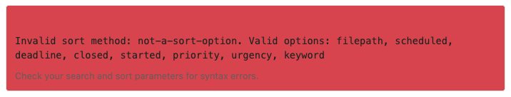 TODOseq embedded task list errors