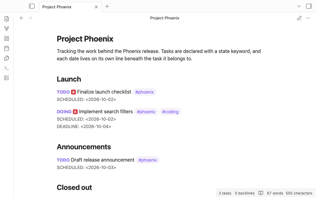TODOseq in reader View