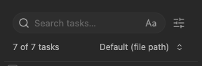 Search and Settings Toolbar