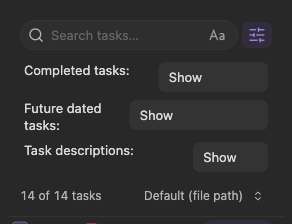 Search Options